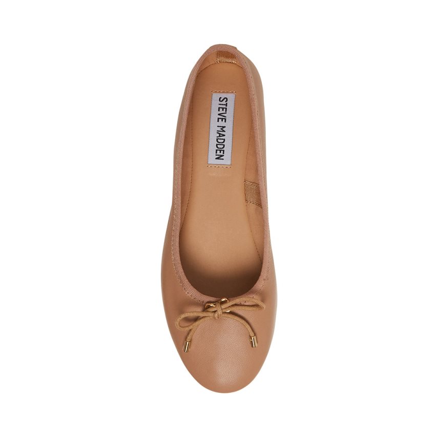 Ballerinas Steve Madden Blossoms Cuero Mujer Marrones | ES MX4928